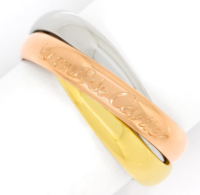 Foto 2 - Cartier Trinity Ring 18K Tricolor Gold, S2215