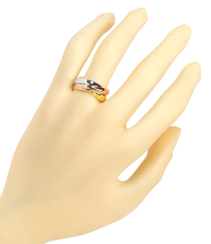Foto 4 - Cartier Trinity Ring 18K Tricolor Gold, S2215
