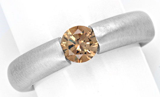 Foto 2 - Diamant-Spannring HRD 0,57ct Fancy Intense Color, S4634